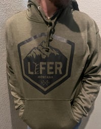Image 2 of Lifer Antler Badge T-Shirt & Hoodie