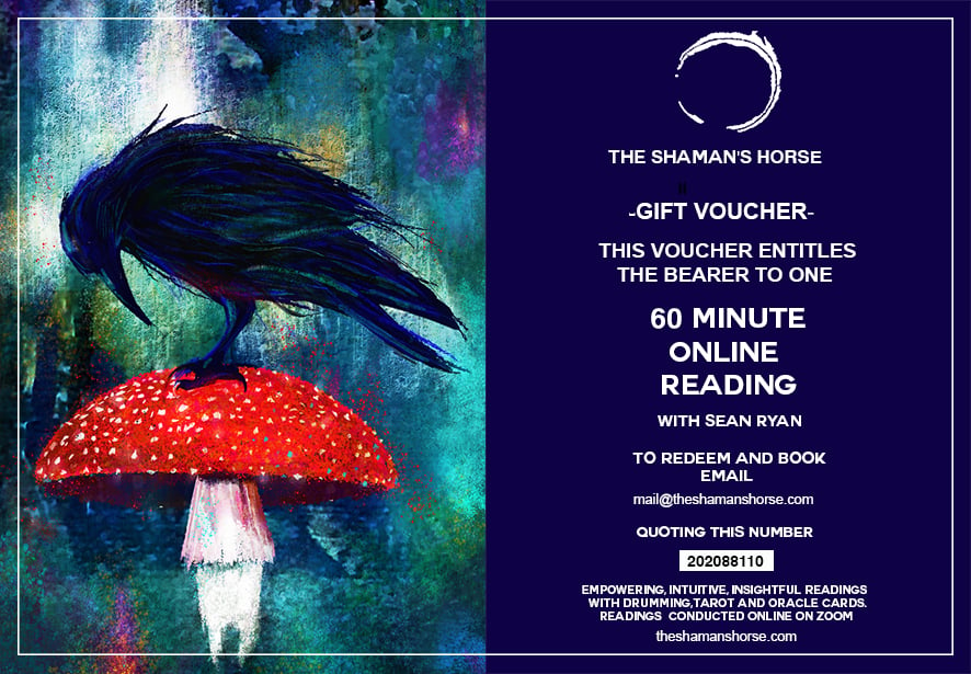 E- GIFT VOUCHER FOR  A 60 MINUTE EMPOWERING INTUITIVE READING