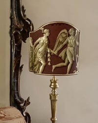 Image 1 of Paire de lampes pieds bougeoirs empire 