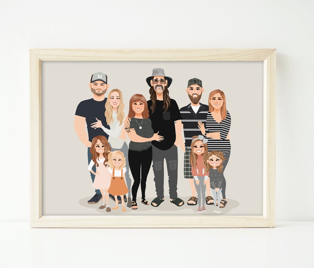 Image of Big family portrait