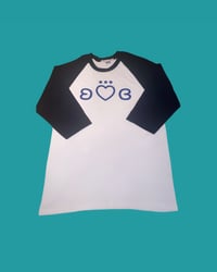 NEW Three Hearts Angel Baseball Tee (Black & White) ଘ(੭*ˊᵕˋ)੭* ̀