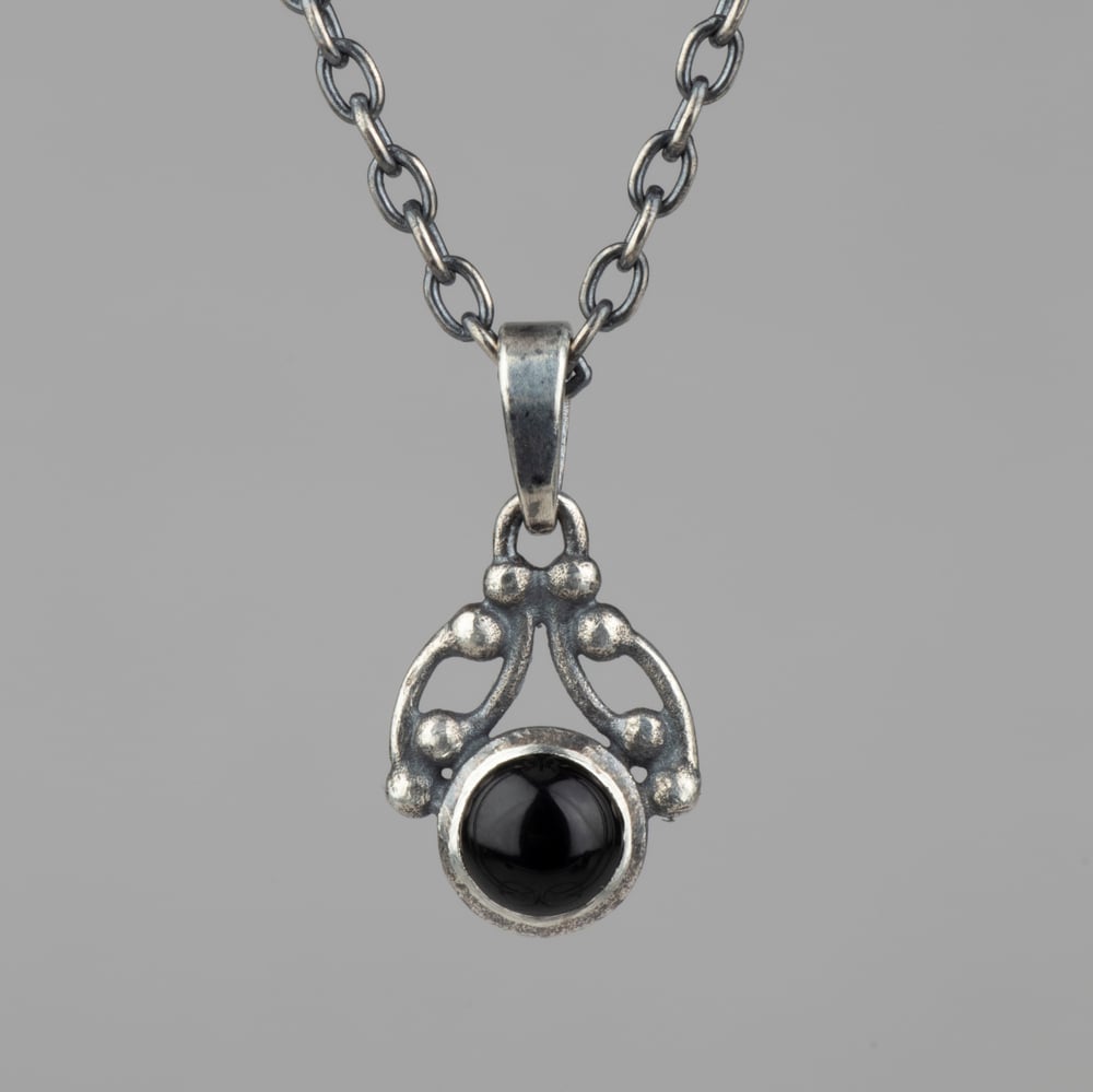 Image of Small Grille Pendant on 20" chain