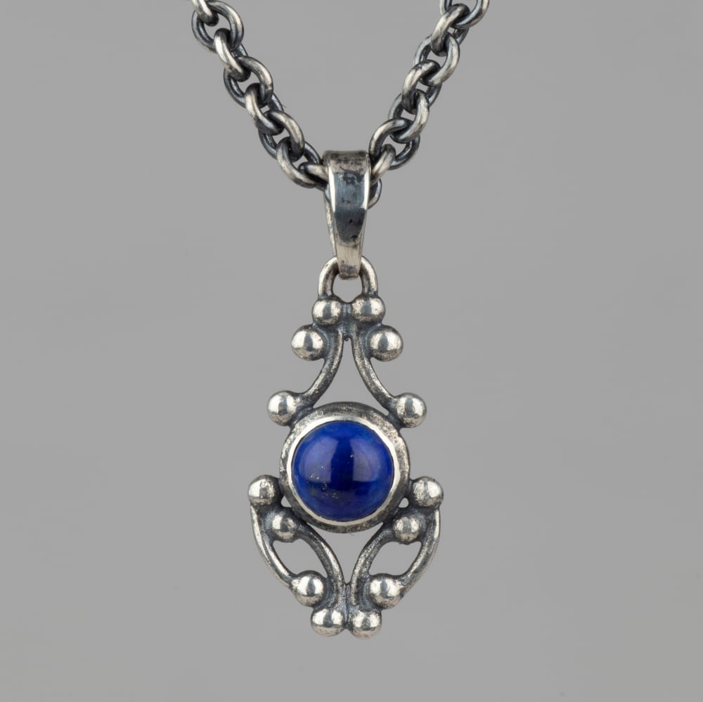 Image of Dangle Grille Pendant on 20" chain