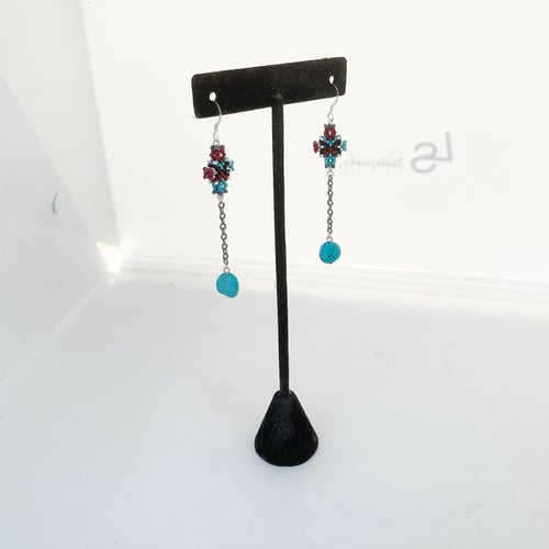 Image of Beaded iska earrings 