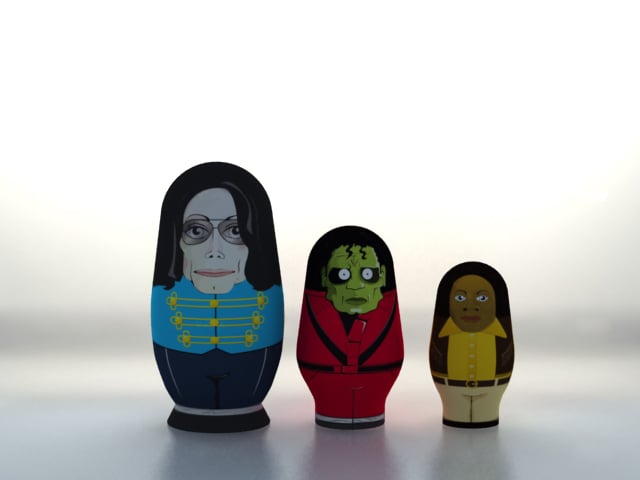 King of pop matryoshka