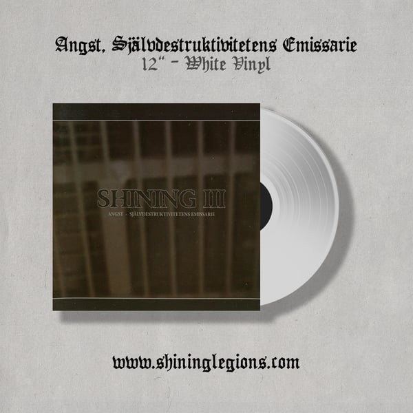 Image of Shining "Angst" LP (White Vinyl)