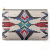 Beaded Geometrics Zipper Pouch