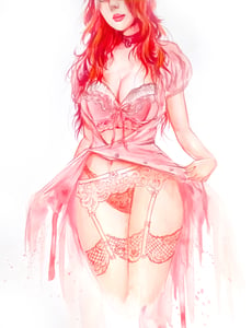 Image of "Bubblegum Dress" Holographic Print