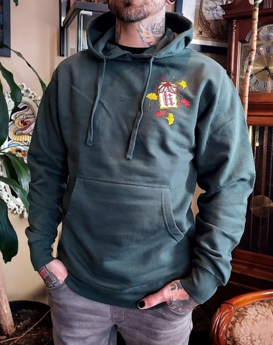 Image of Teal Kapala Hannya/Snake Hoodie