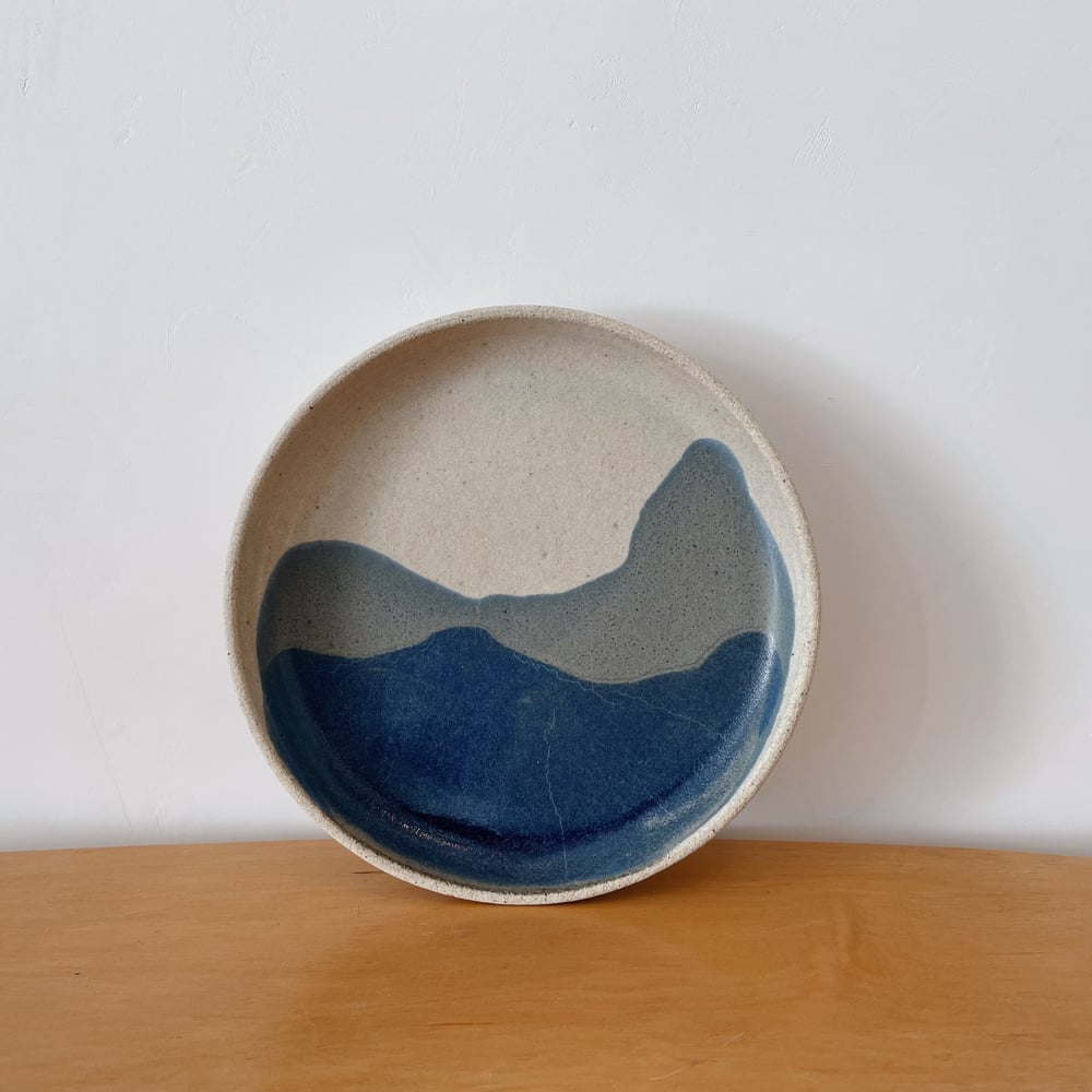 Image of Oceans rimmed plate