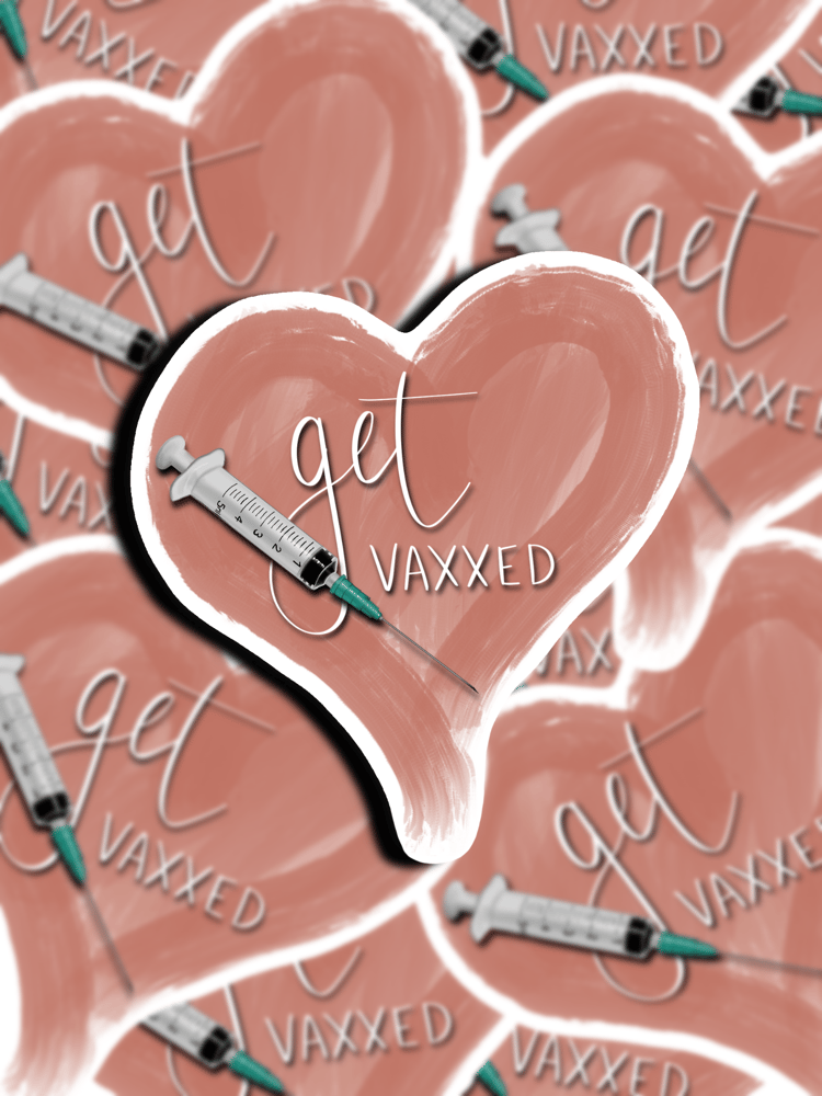 Image of Get Vaccinated Sticker