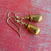 Golden Pagoda Teardrop Earrings