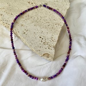 Image of IMPERIAL PURPLE NECKLACE 