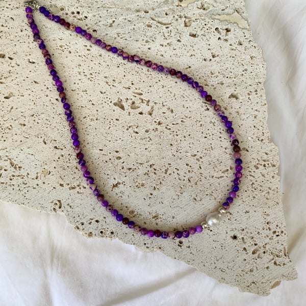 Image of IMPERIAL PURPLE NECKLACE 