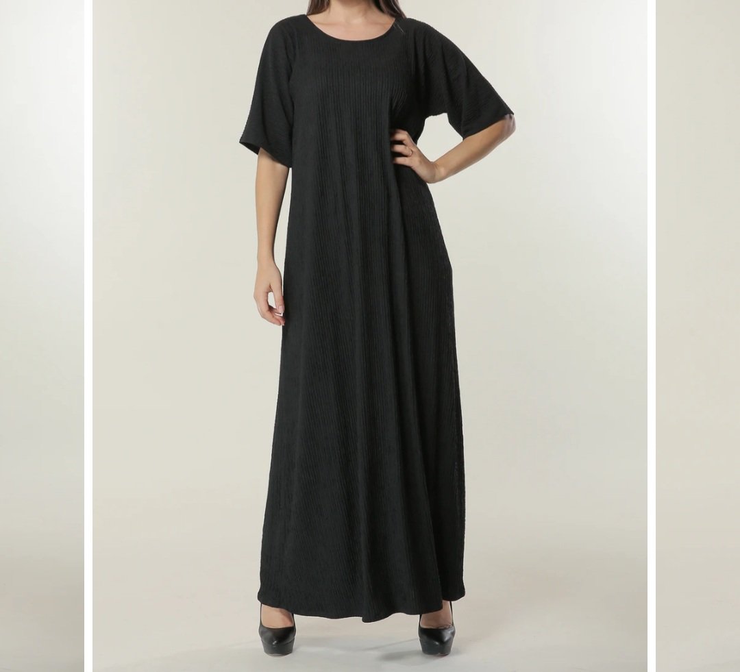 Black inner slip dress (Short sleeves) | Love Elegance