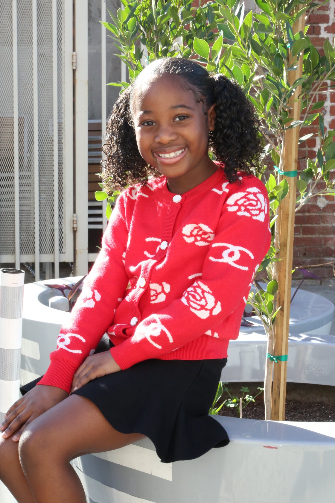 Image of Red Coco Cardigan 