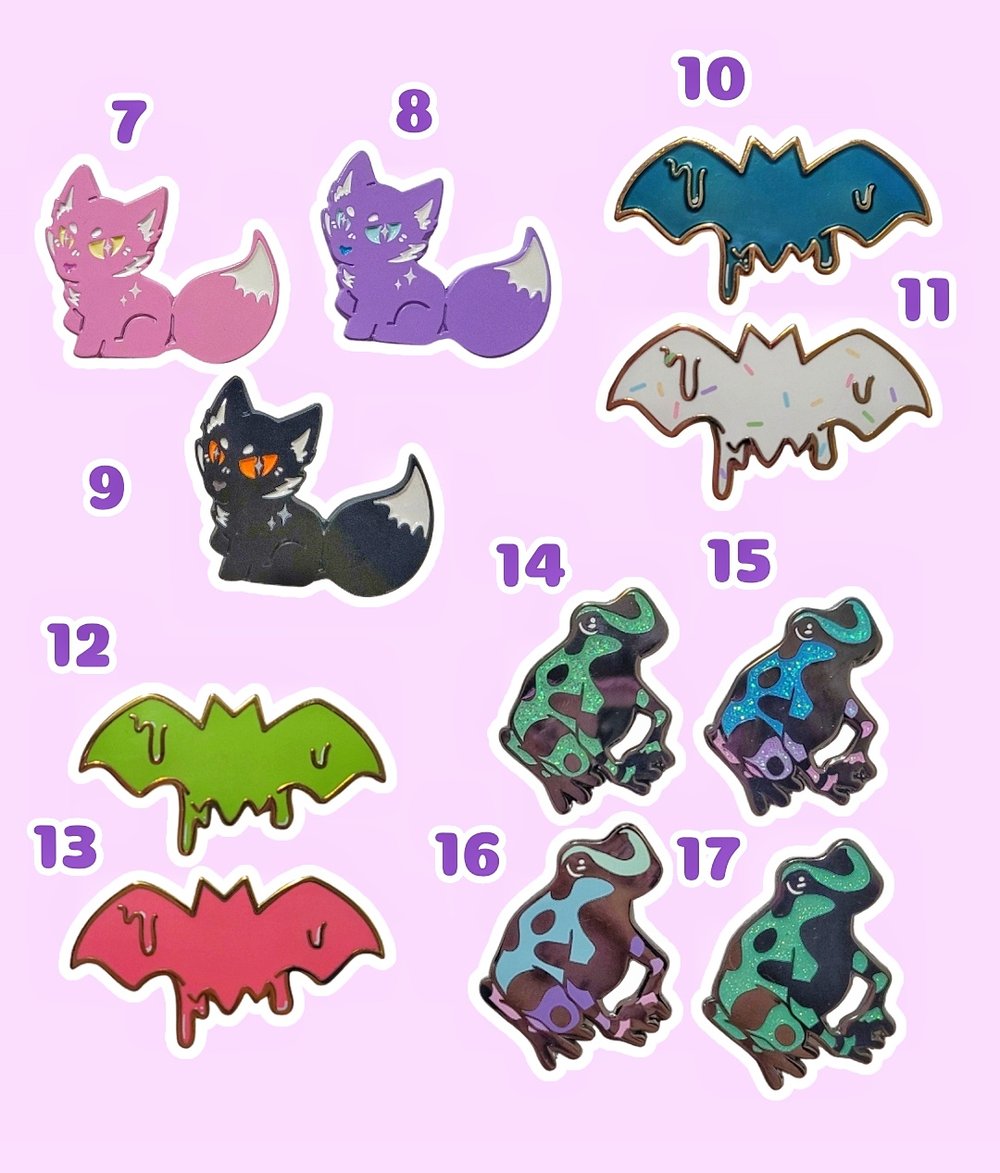 Image of A Grade Pins - All Available Designs