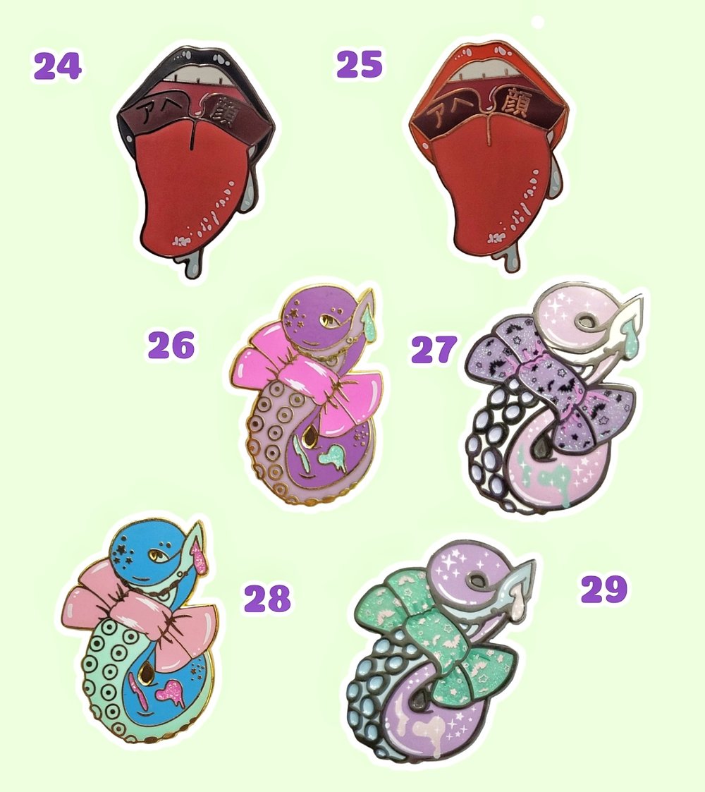 Image of A Grade Pins - All Available Designs