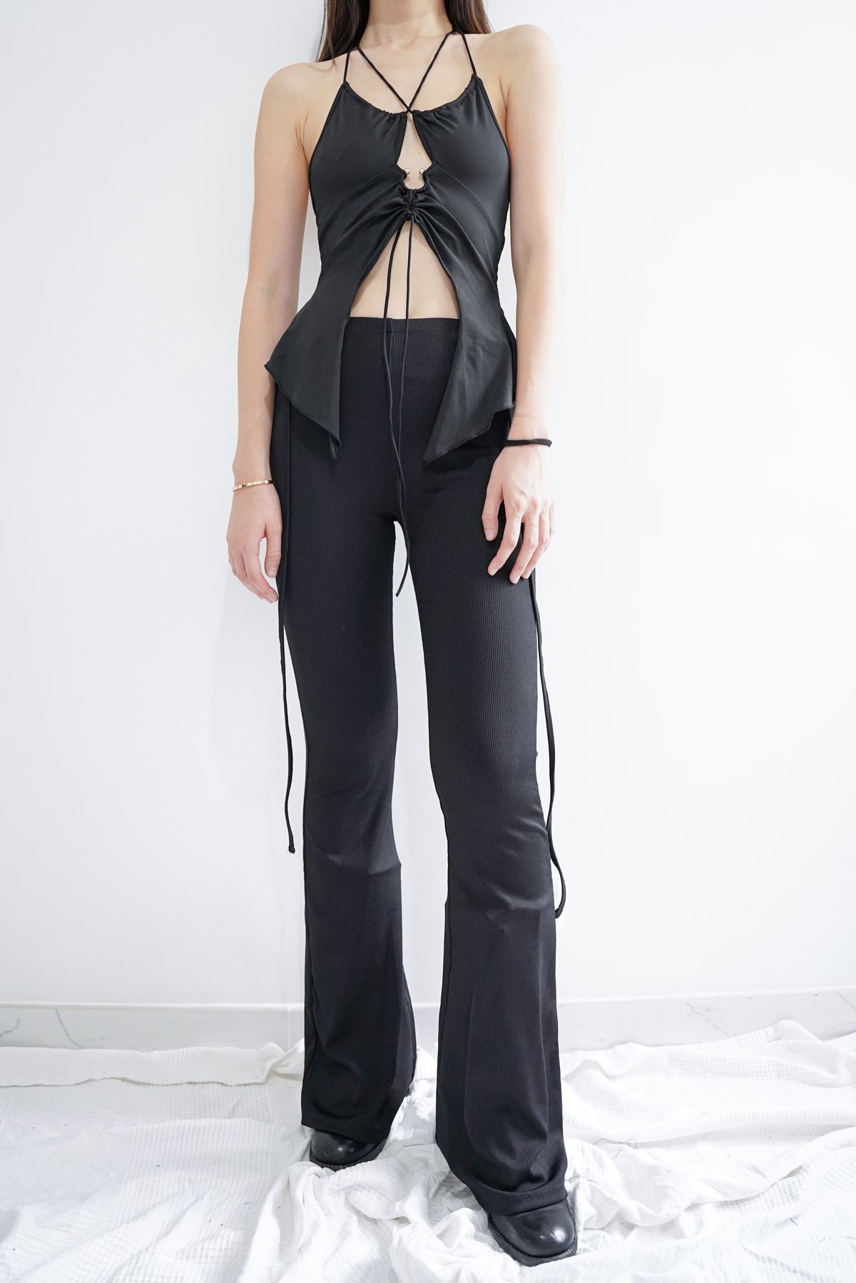 Image of Gisele Metal Ring Detail Vest Top by THE SILENCE