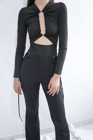 Image of Gina Metal Ring Detail Bodysuit by THE SILENCE
