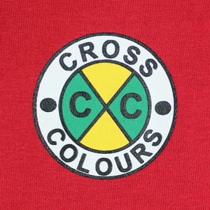 Image of Cross Colours - Color Block Crop T Shirt - Multi