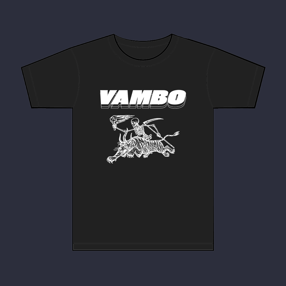 Image of *Limited Run* Vambo Tour T-Shirt [Black and White]
