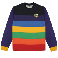 Image 2 of Cross Colours - Stripe L/S T Shirt -Multi