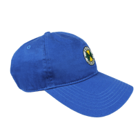 Image 3 of Cross Colours - Circle logo x Peace out logo Dad Hat - Royal Mineral