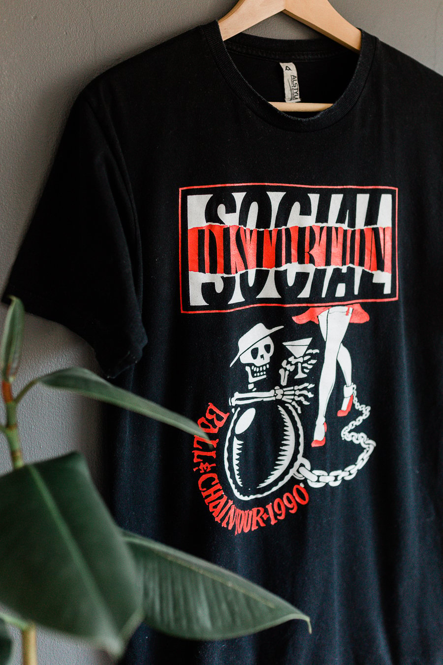 90s Social Distortion Ball and Chain Tour Bootleg Tee | babecave