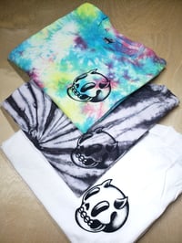 Image 2 of White T with Devil Skull