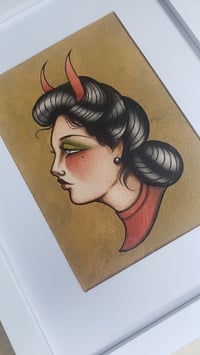 Image 1 of Devil Lady Original Painting