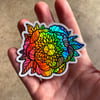 Peony Holographic Sticker