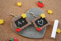 Image 1 of Chalkboard earrings 