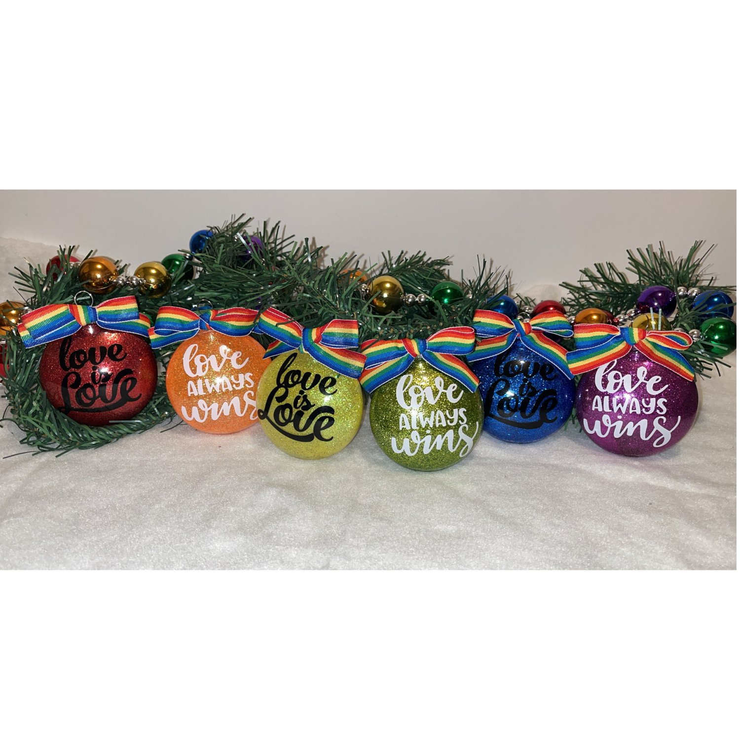 Image of The Love Wins Ornaments 
