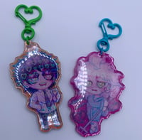 Image 3 of 3" despair disease Nagito and Hajime keychain custom