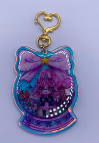 Image 4 of 3" Rainbow holo Chiaki keychain