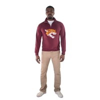 Image 2 of Maroon Quarter-zip Sweatshirt - Bethune Cookman