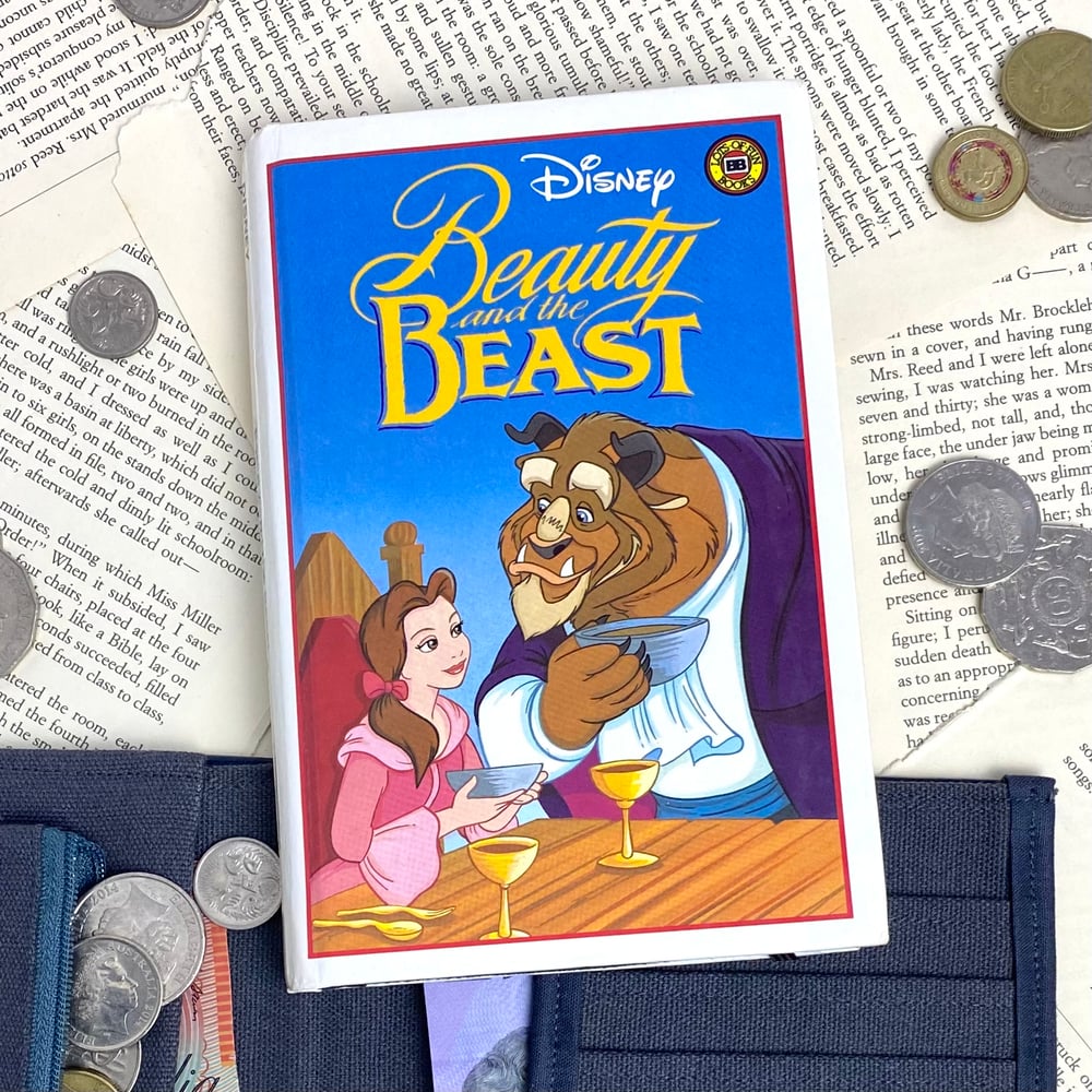 Image of Beauty and the Beast, White Book Wallet 