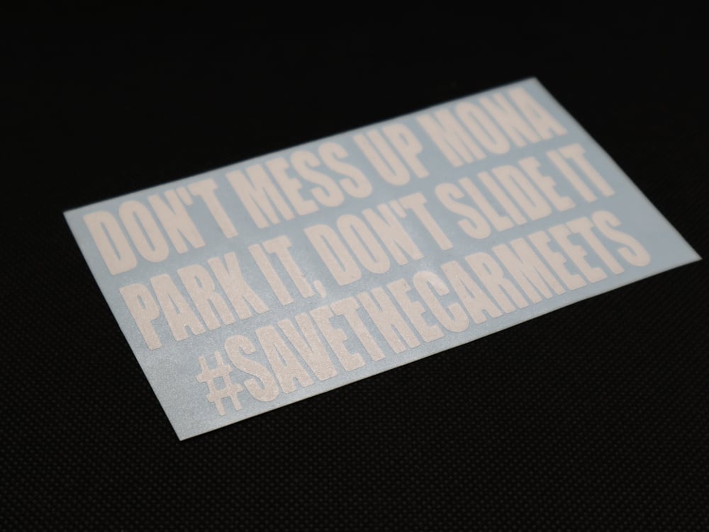 Save The Car Meets Diecuts *FREE SHIPPING*