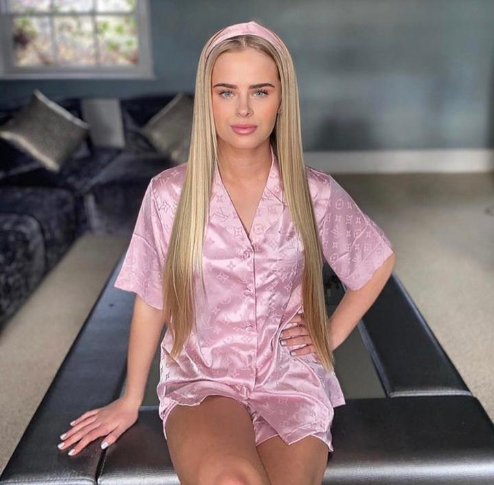 Image of Pink LV Sleep Set