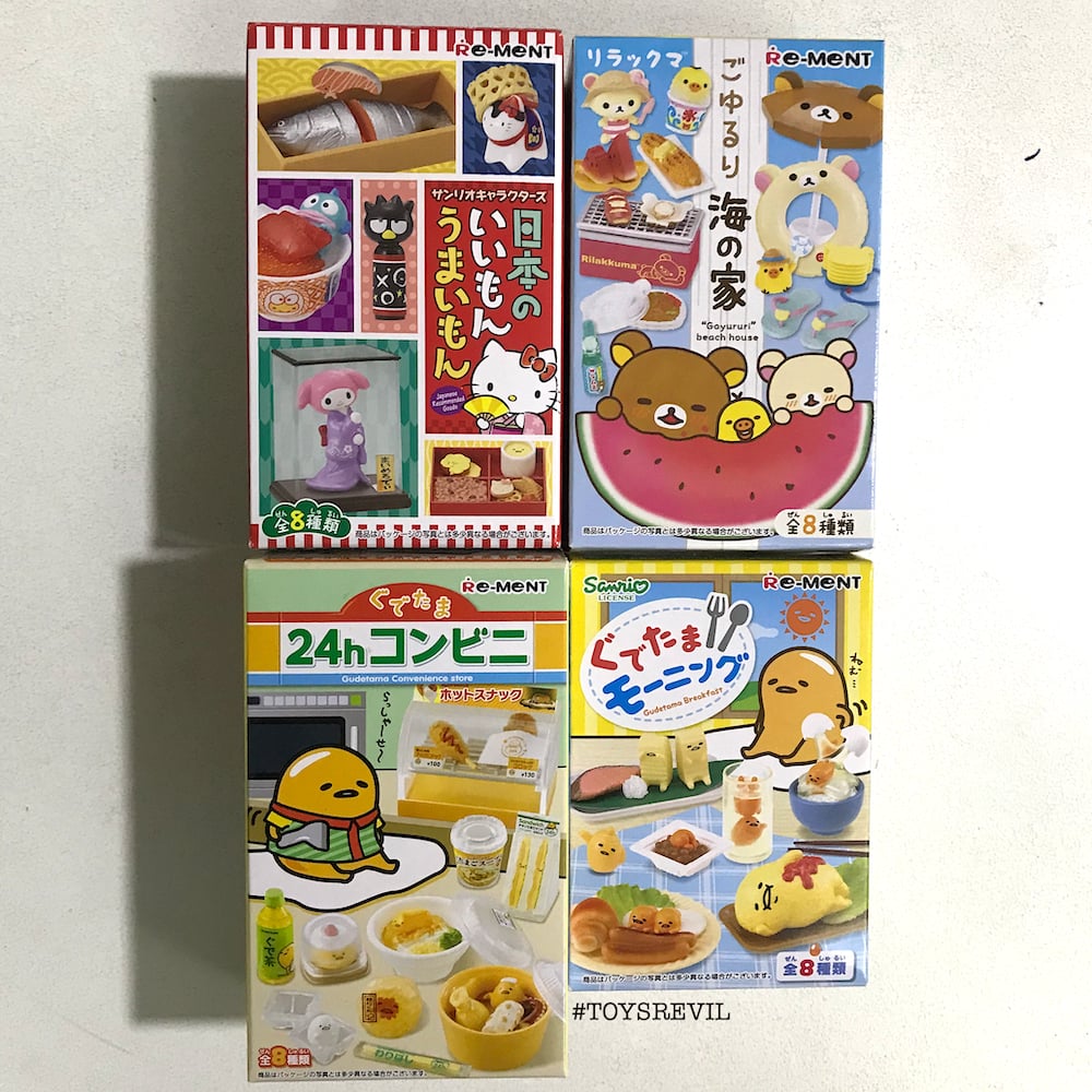 Image of Assorted "RE-MENT" Blind Box Bundle (of 4 X Boxes)