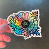 Holographic Flowers Sticker Pack