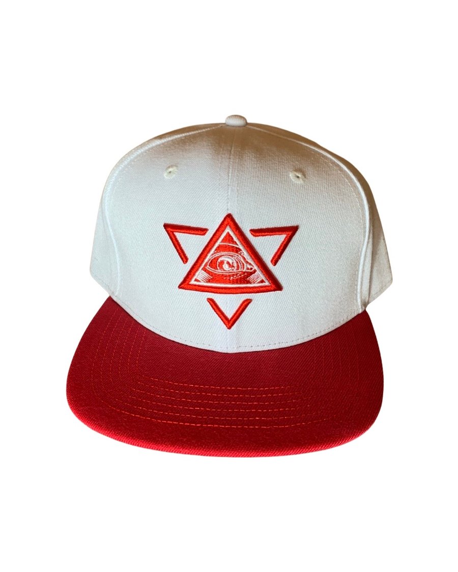 Image of Limited Red on White Snapback! (100)