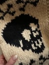 vintage hand knit SKULL and crossbones sweater
