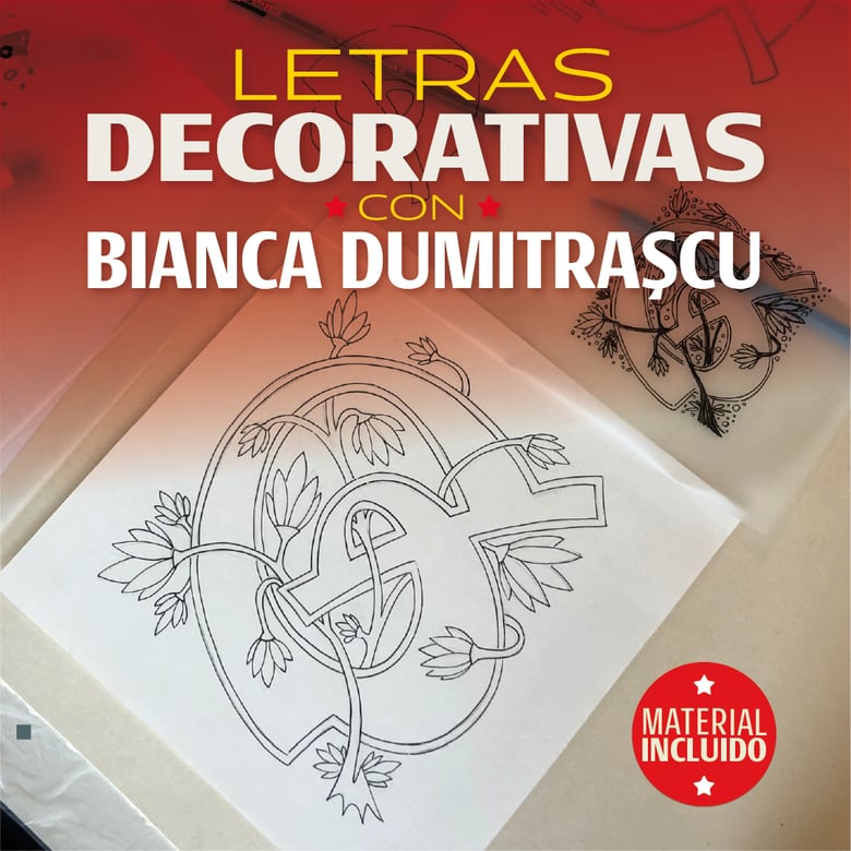 Image of Taller de Letras Decorativas con Bianca Dumitrașcu