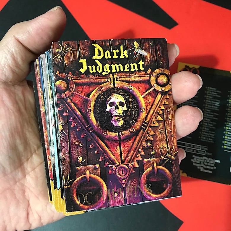 Image of "DC Villains: Dark Judgement" Trading Card Set (1995)