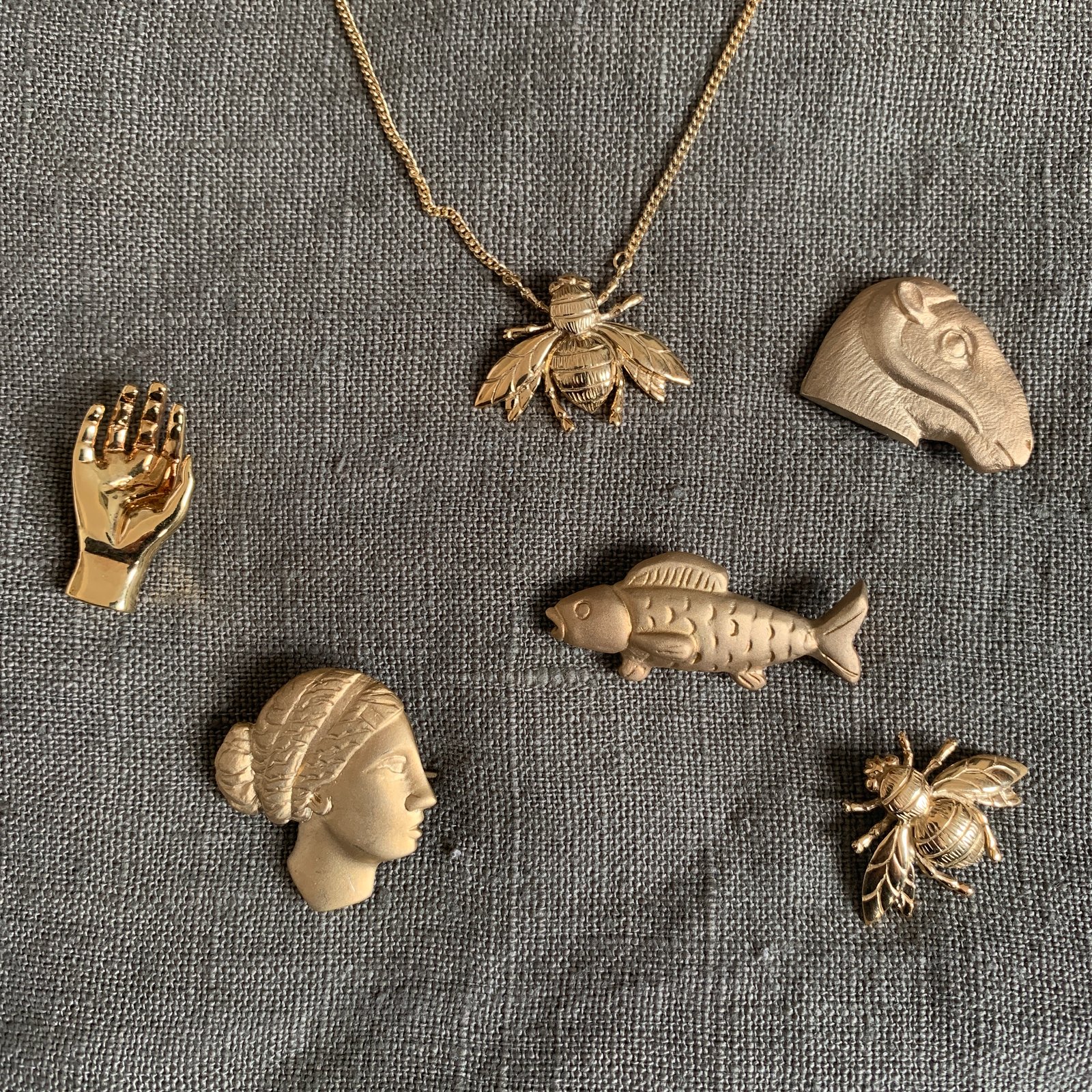 Bee Pendant | Charlotte McLeish Ceramics