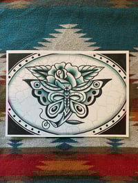 Image of Butterfly Tile A4 Print