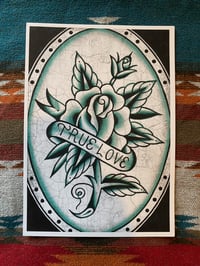 Image of Rose Tile A4 Print