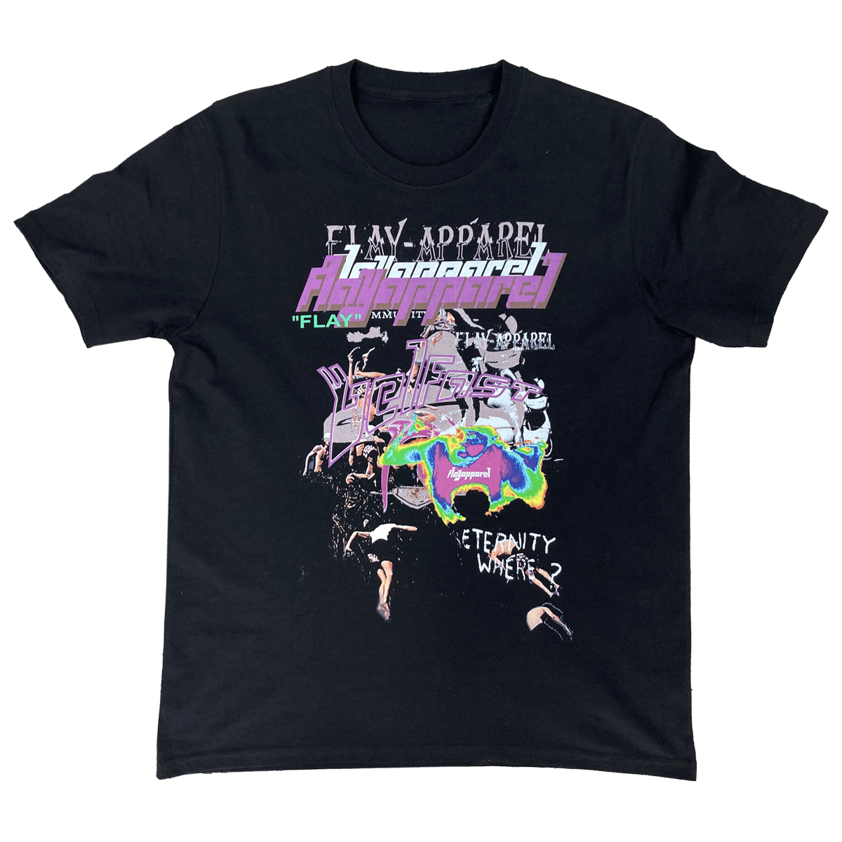 Image of BLACK CHAOS T-Shirt [BACK PRINT ASWELL]